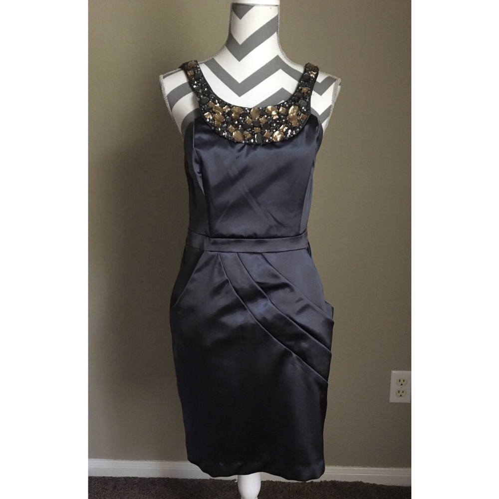Gray-Blue Formal Dress